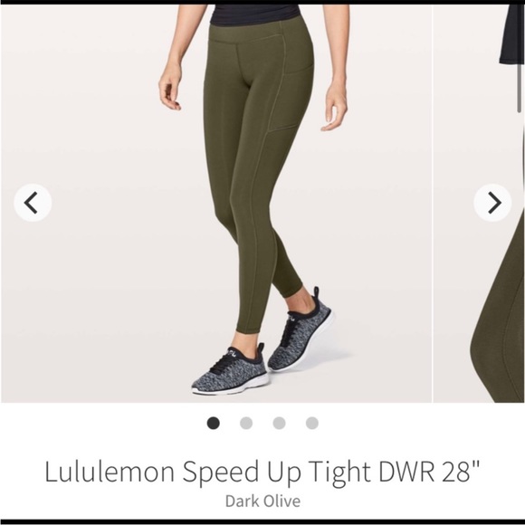 EUC Lululemon Speed Up 28” tight, size 6 - Picture 1 of 5